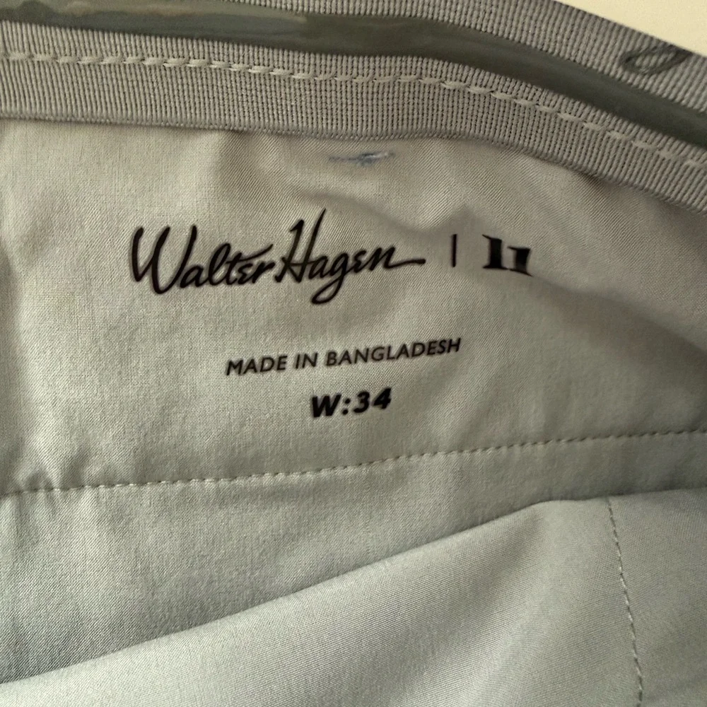 Walter Hagen NWT Men’s Clubhouse Linen Blue/Grey Shorts